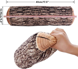 Realistic Log Pillow