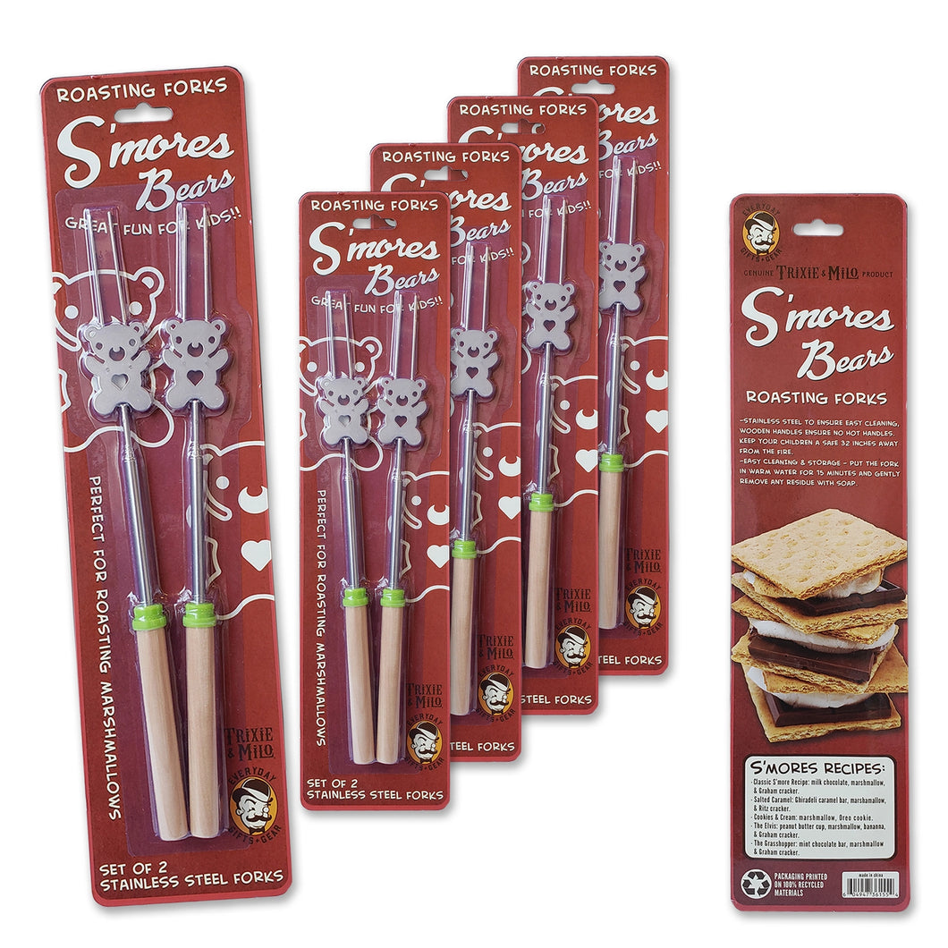 S'mores Bear Roasting Forks - set of 2